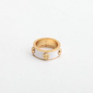 TORY BURCH KIRA ENAMEL RAISED CIRCLE LOGO